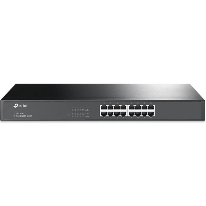Коммутатор TP-LINK 16-портовый гигабитный TL-SG1016 Коммутатор TP-LINK 16-портовый гигабитный TL-SG1016