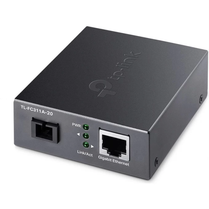 Медиаконвертер TP-LINK WDM гигабитный TL-FC311A-20 Медиаконвертер TP-LINK WDM гигабитный TL-FC311A-20